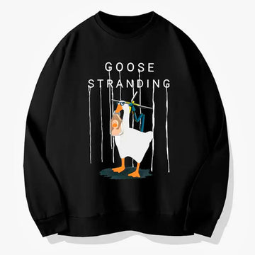 Goose Stranding Sweatshirt Gamer Aesthetic Goose Stranding Sweatshirt Gamer Aesthetic