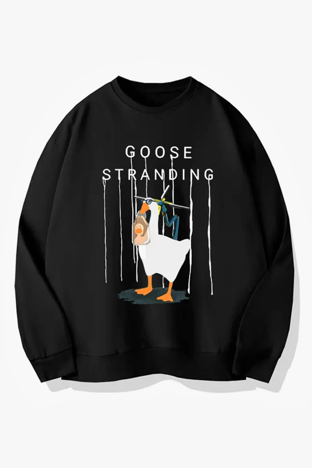 Goose Stranding Sweatshirt Gamer Aesthetic Goose Stranding Sweatshirt Gamer Aesthetic