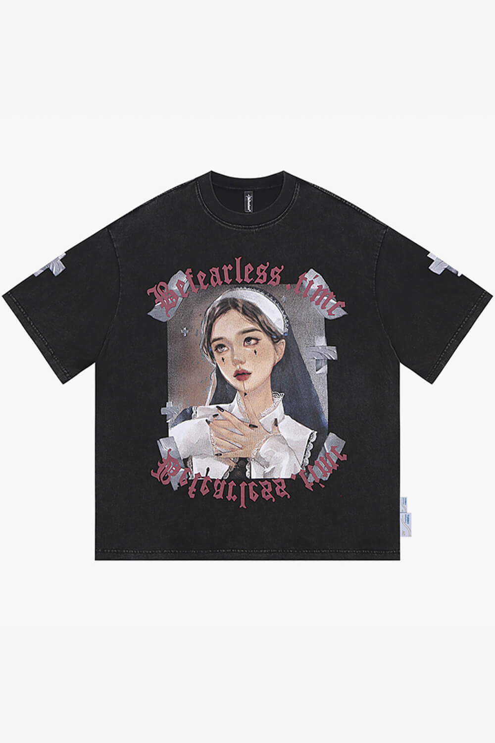 Goth Nun Girl Aesthetic T-Shirt Goth Nun Girl Aesthetic T-Shirt