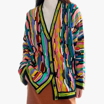 Grandmacore Aesthetic Coogi Cardigan Soft Colors Grandmacore Aesthetic Coogi Cardigan Soft Colors
