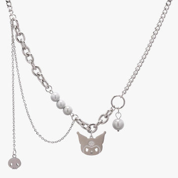 Grunge Kuromi Chain Necklace