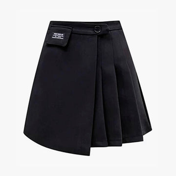 Half Pleated Japanese School Skirt