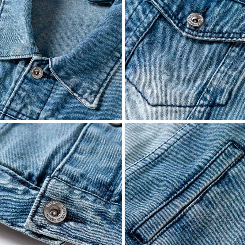 Hayakawa Family Denim Jacket Chainsaw Man Trio - Aesthetic Clothes Shop Hayakawa Family Denim Jacket Chainsaw Man Trio - Aesthetic Clothes Shop