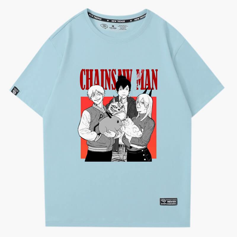 Hayakawa Family T-Shirt Chainsaw Man Trio - Aesthetic Clothes Shop Hayakawa Family T-Shirt Chainsaw Man Trio - Aesthetic Clothes Shop