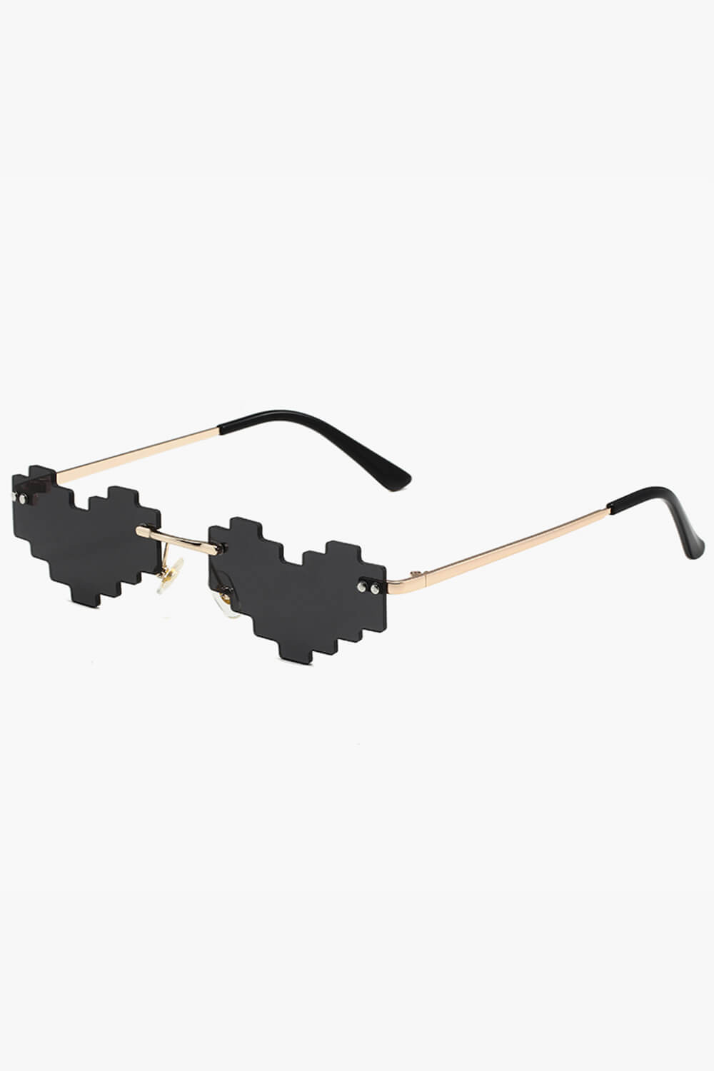 Heart Shape Pixel Glasses Anti-UV Heart Shape Pixel Glasses Anti-UV