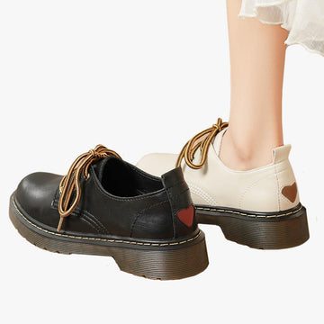 Heel Heart Student Aesthetic Shoes