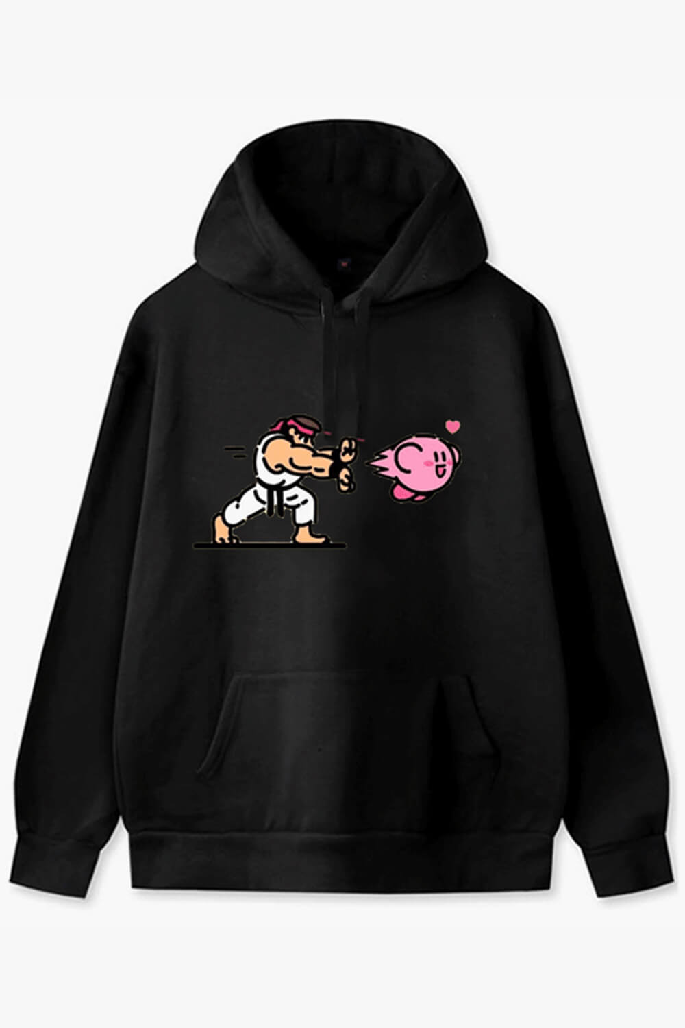 Hoodie Kirby Hadouken Arcade Gamer Aesthetic Hoodie Kirby Hadouken Arcade Gamer Aesthetic