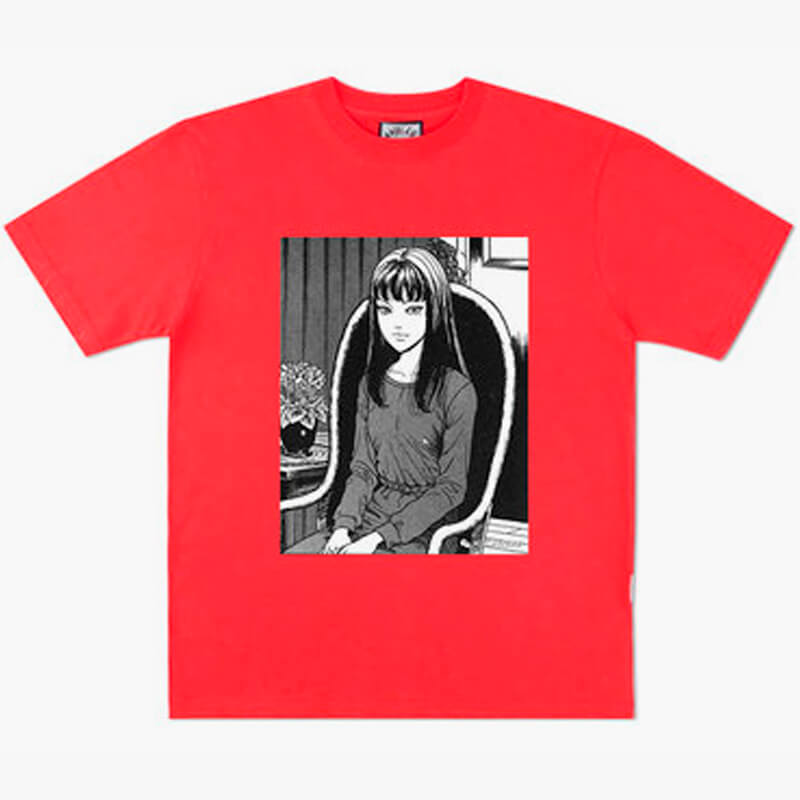 Horror Aesthetic Junji Ito Tomie Sitting and Staring T-Shirt Horror Aesthetic Junji Ito Tomie Sitting and Staring T-Shirt