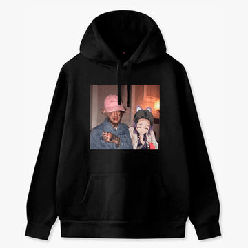 IRL Anime Style Hoodie Lil Peep X Lil Tracy and Shinobu Kocho IRL Anime Style Hoodie Lil Peep X Lil Tracy and Shinobu Kocho