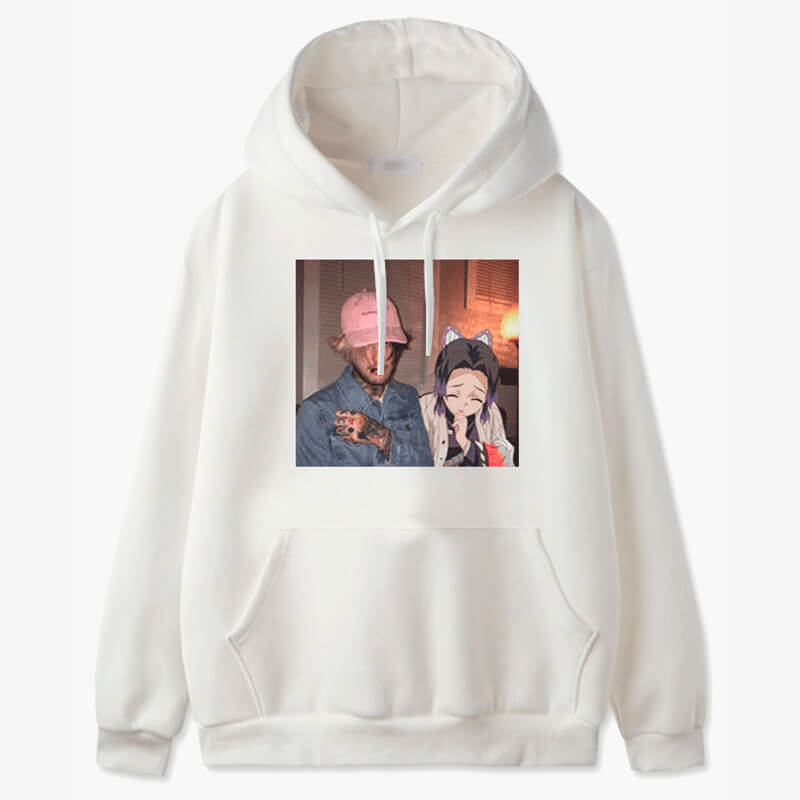 IRL Anime Style Hoodie Lil Peep X Lil Tracy and Shinobu Kocho IRL Anime Style Hoodie Lil Peep X Lil Tracy and Shinobu Kocho