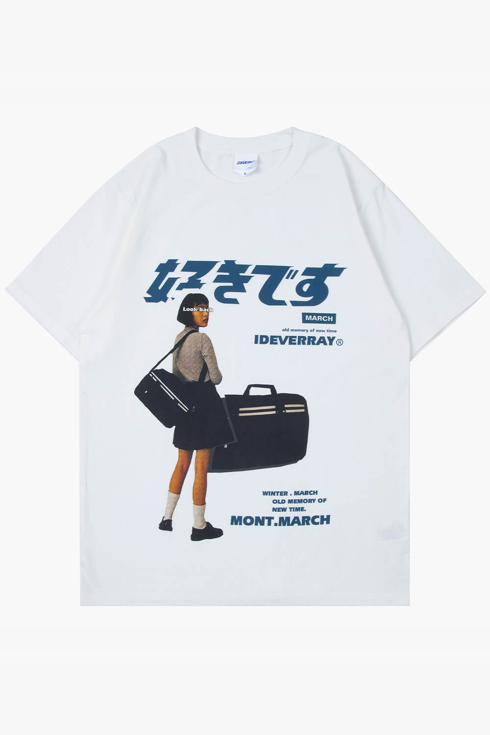 Japanese Retro Travel Girl T-Shirt Japanese Retro Travel Girl T-Shirt