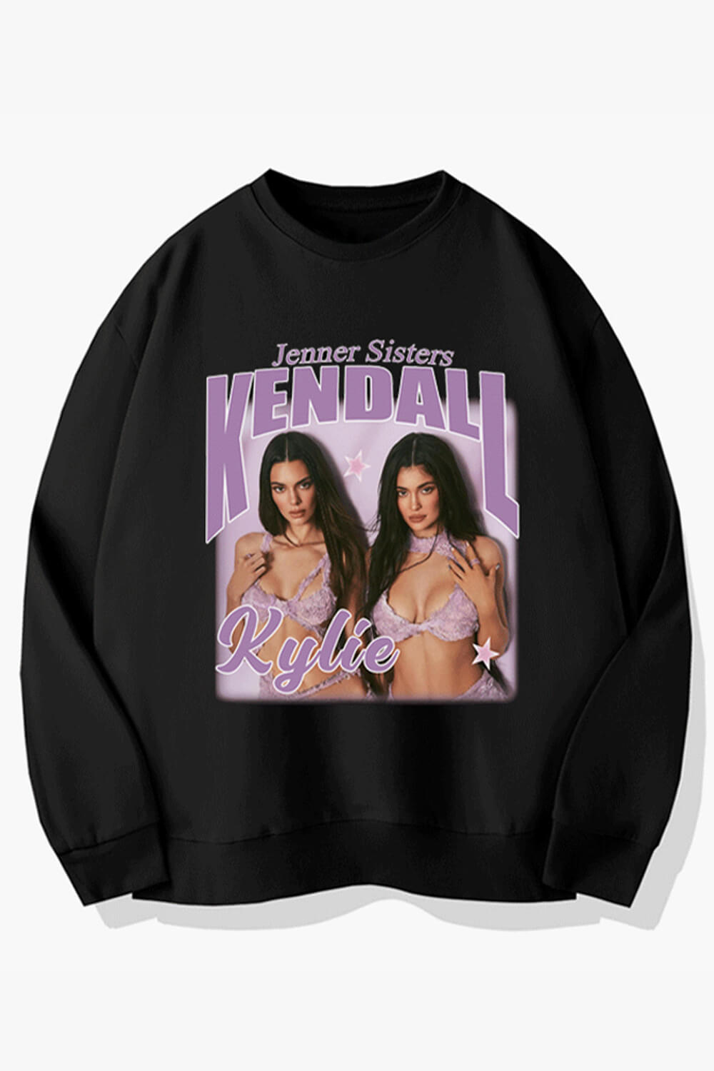Jenner Sisters Sweatshirt Hot Retro Aesthetic Jenner Sisters Sweatshirt Hot Retro Aesthetic