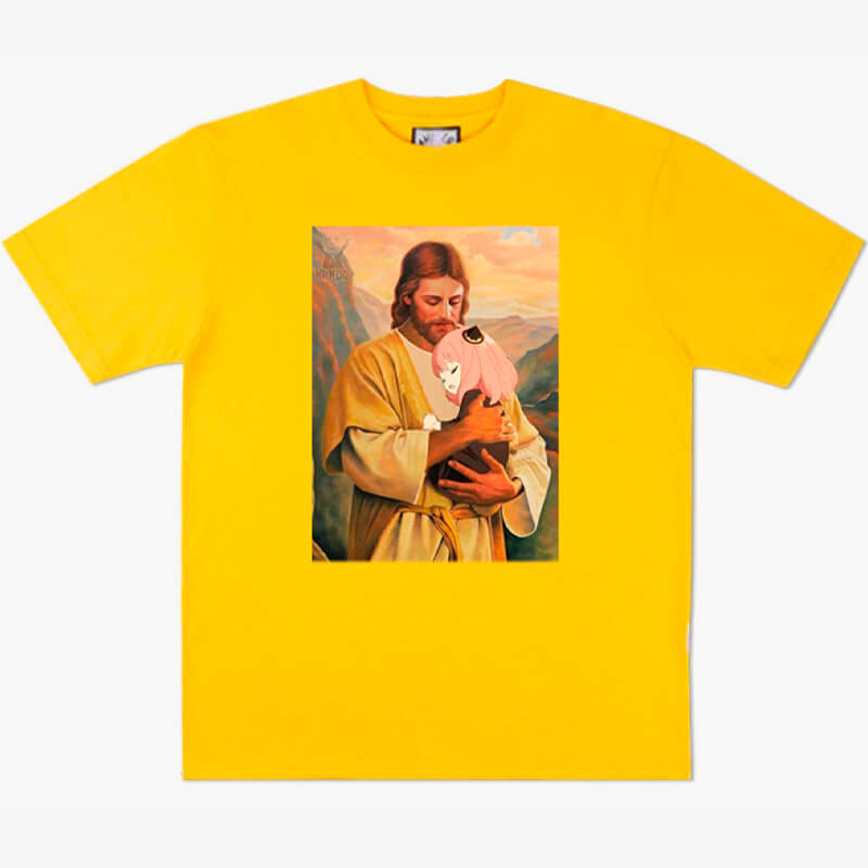 Jesus Hugs Ania Forger Anime Aesthetic T-Shirt Jesus Hugs Ania Forger Anime Aesthetic T-Shirt