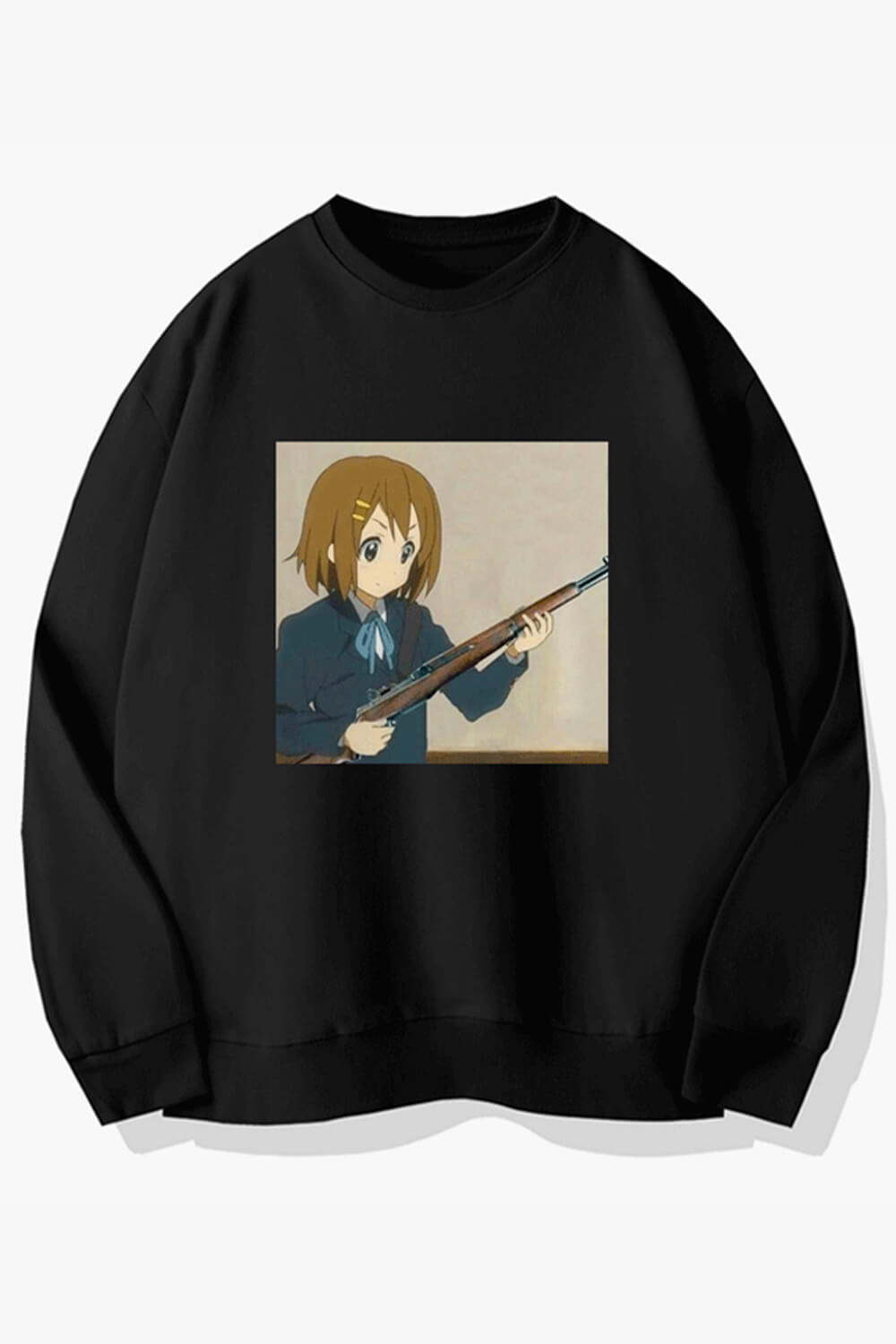 K-On Yuri with Rifle Anime Sweatshirt Animecore K-On Yuri with Rifle Anime Sweatshirt Animecore