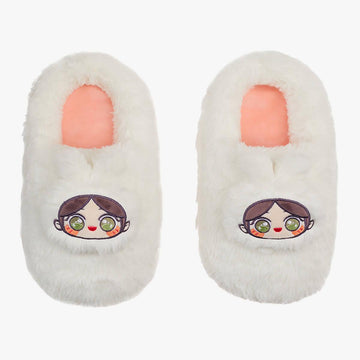 Kawaii Anime Face Slippers Plush