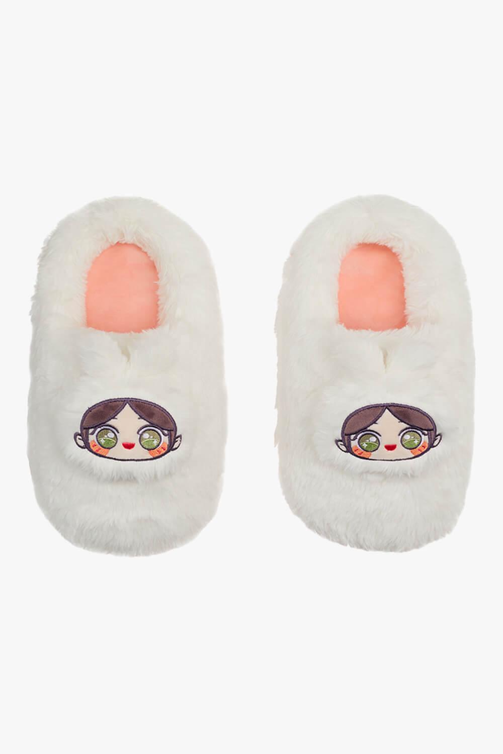 Kawaii Anime Face Slippers Plush - Aesthetic Clothes Shop Kawaii Anime Face Slippers Plush - Aesthetic Clothes Shop