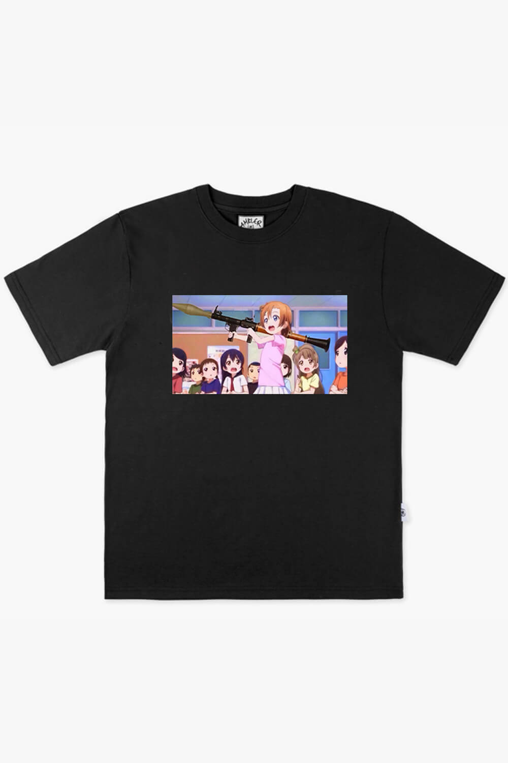 Kawaii Anime Girl with Rocket Launcher Gun T-Shirt Kawaii Anime Girl with Rocket Launcher Gun T-Shirt