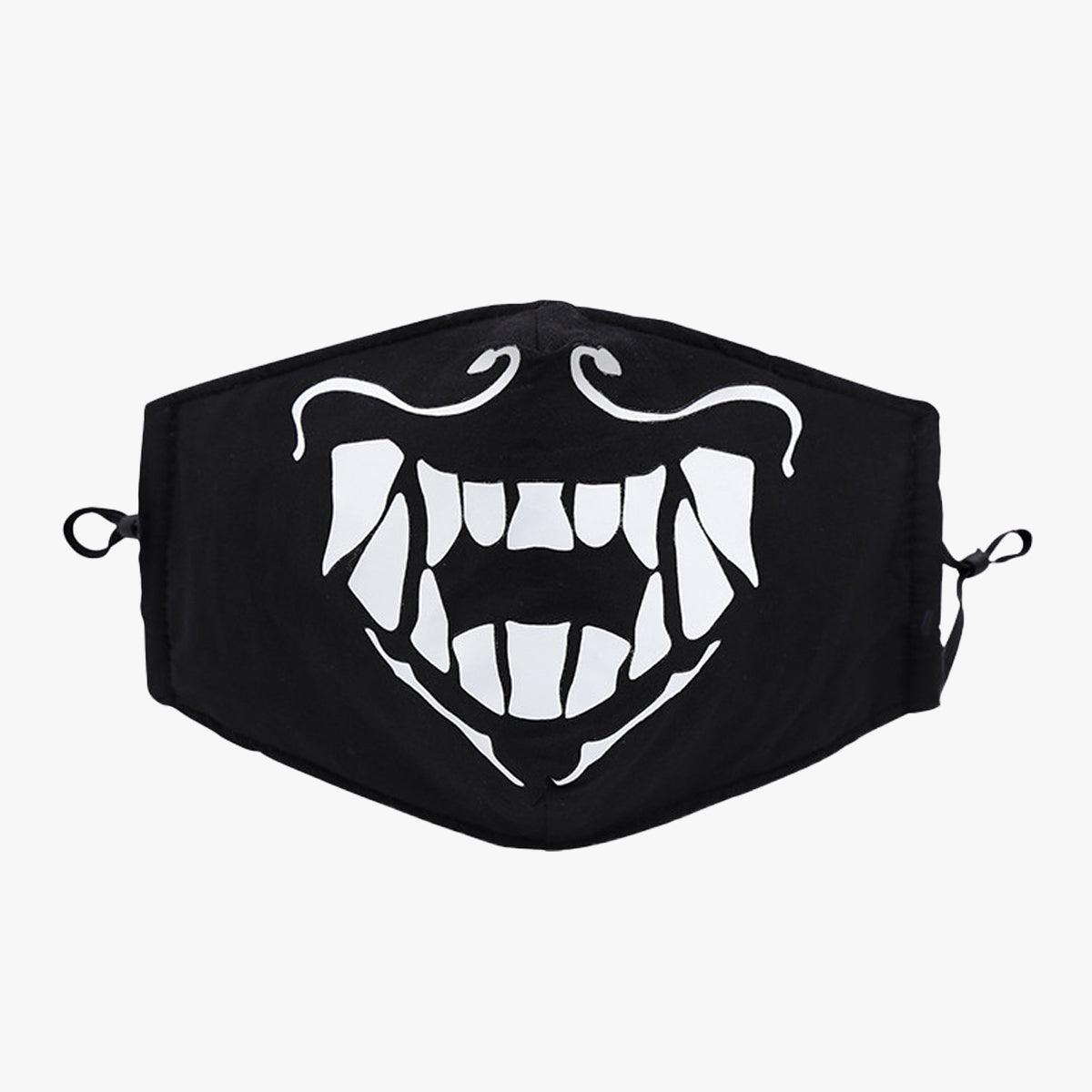 KDA Akali Face Mask Glow in the Dark - Aesthetic Clothes Shop