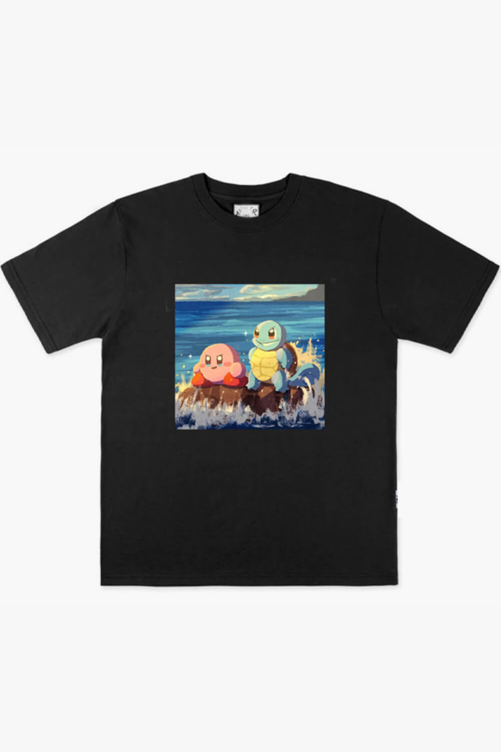 Kirby and Squirtle T-Shirt Anime Meme Aesthetic Kirby and Squirtle T-Shirt Anime Meme Aesthetic