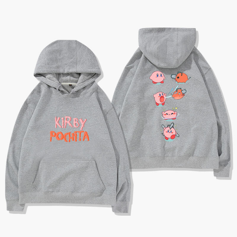 Kirby Pochita Chainsaw Man Hoodie Kirby Pochita Chainsaw Man Hoodie