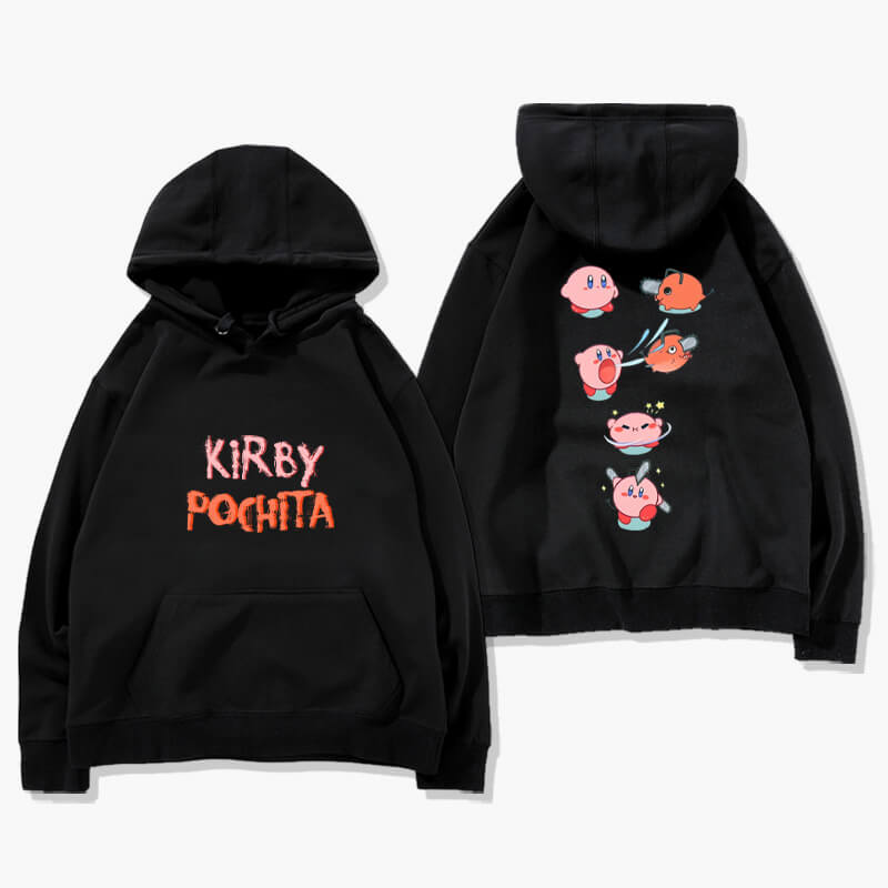 Kirby Pochita Chainsaw Man Hoodie Kirby Pochita Chainsaw Man Hoodie