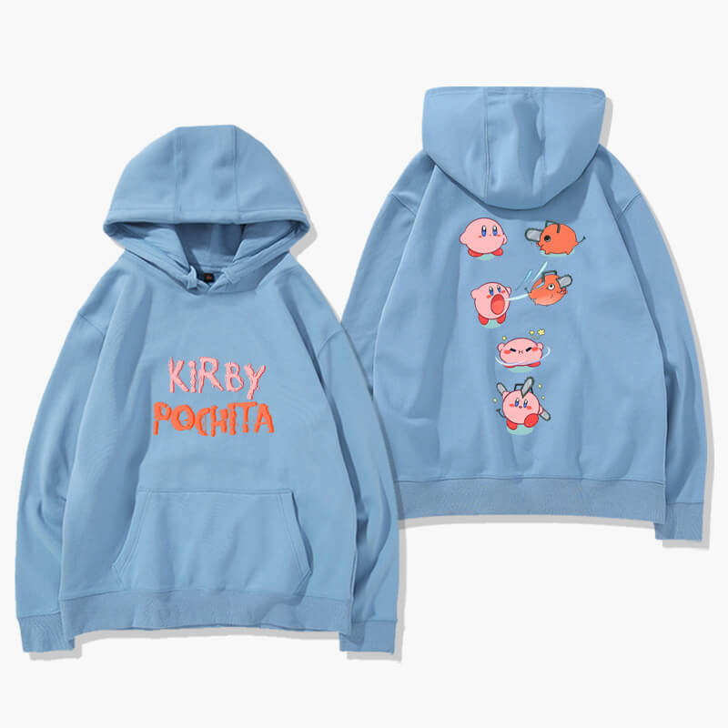 Kirby Pochita Chainsaw Man Hoodie