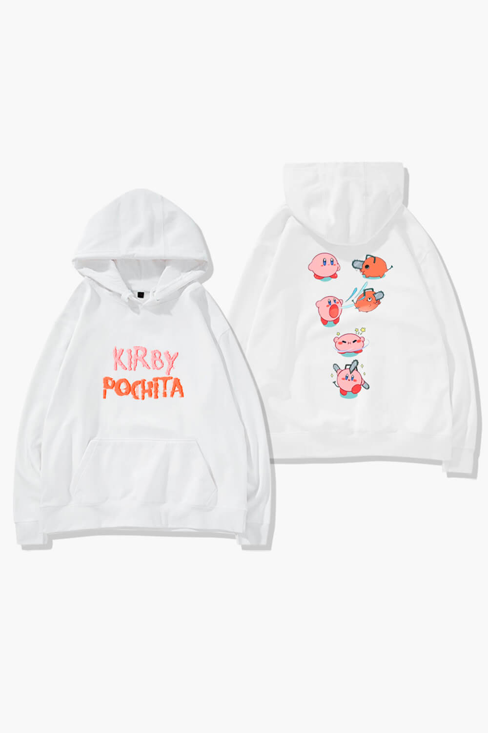 Kirby Pochita Chainsaw Man Hoodie Kirby Pochita Chainsaw Man Hoodie