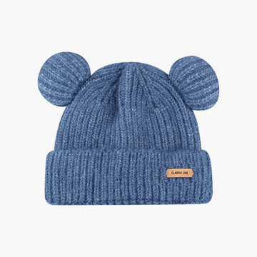 Knitted Bear Ears Winter Aesthetic Hat