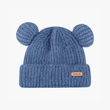 Knitted Bear Ears Winter Aesthetic Hat Knitted Bear Ears Winter Aesthetic Hat