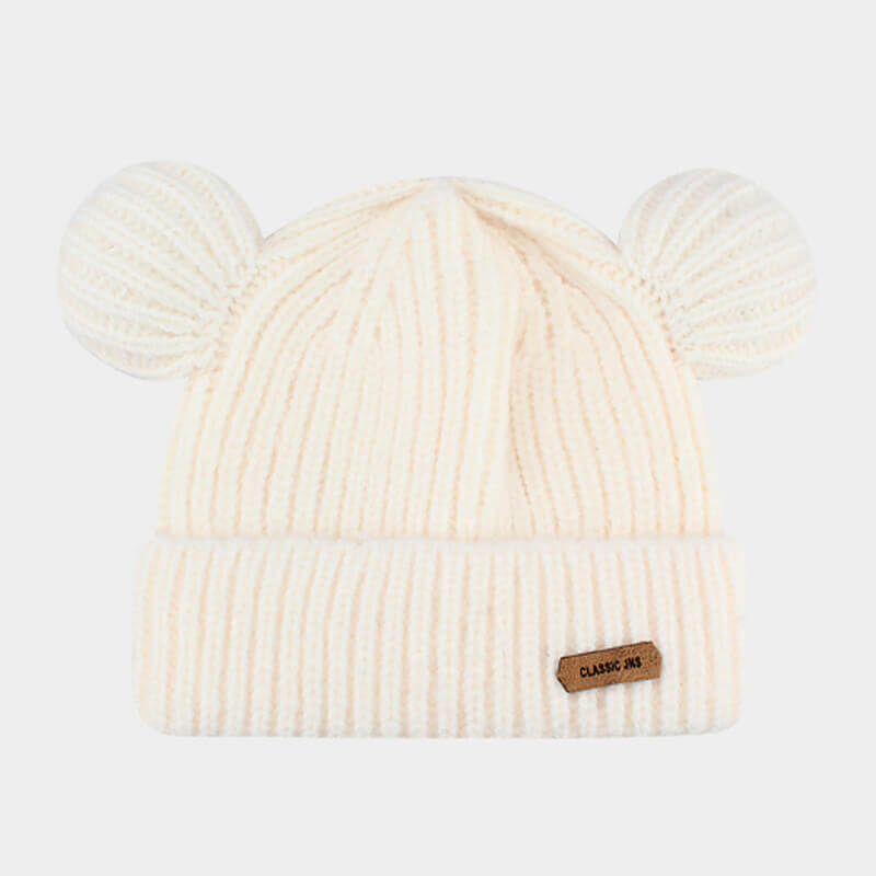Knitted Bear Ears Winter Aesthetic Hat Knitted Bear Ears Winter Aesthetic Hat