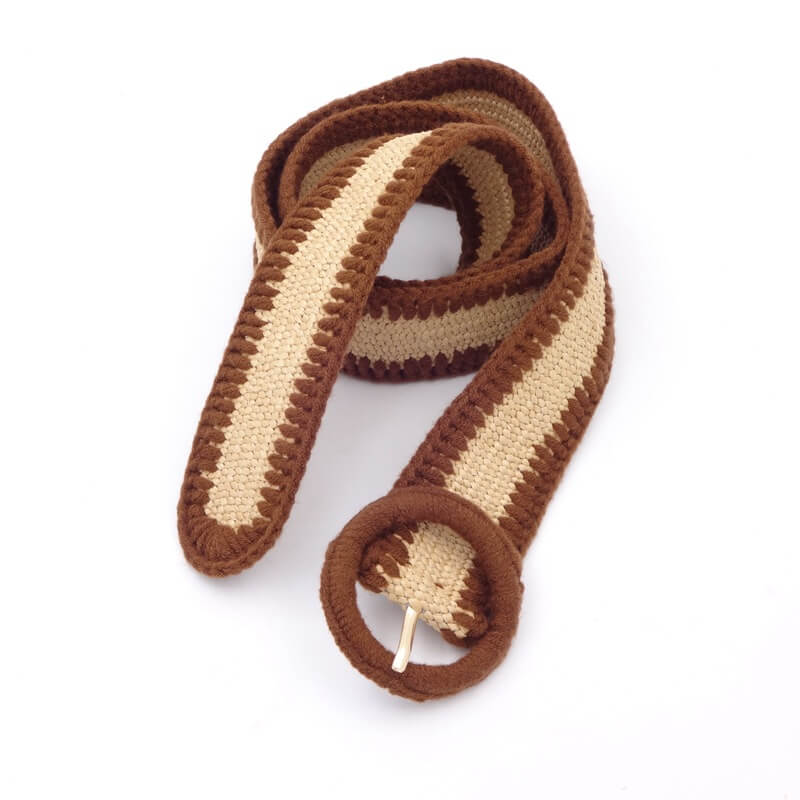 Knitted Belt Granola Girl Aesthetic Knitted Belt Granola Girl Aesthetic