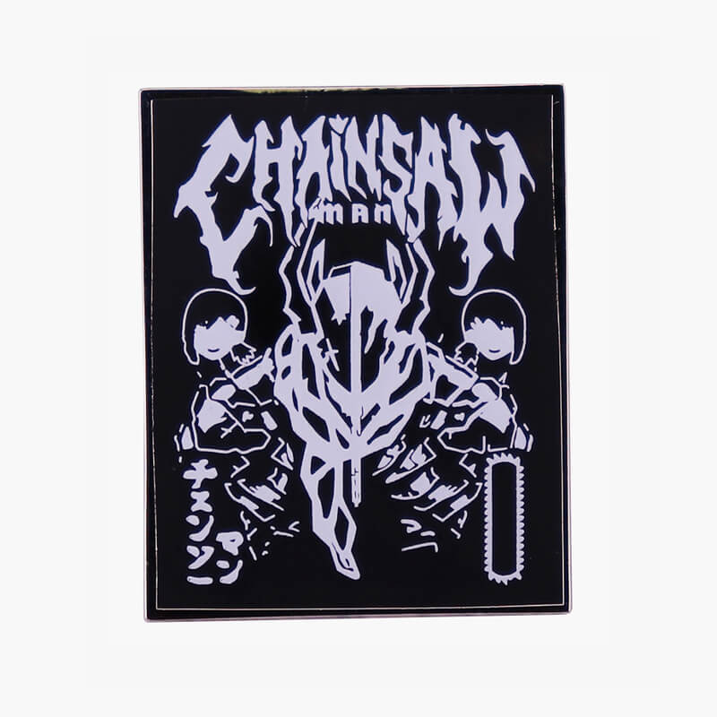Kobeni and Denji Devil Form Enamel Pin Chainsaw Man Kobeni and Denji Devil Form Enamel Pin Chainsaw Man