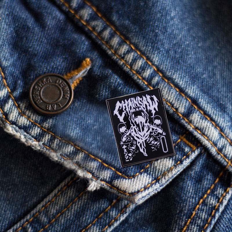 Kobeni and Denji Devil Form Enamel Pin Chainsaw Man Kobeni and Denji Devil Form Enamel Pin Chainsaw Man