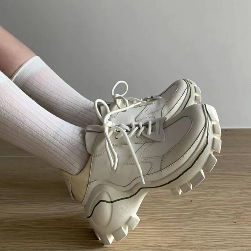 Korean Platform Aesthetic Sneakers Korean Platform Aesthetic Sneakers