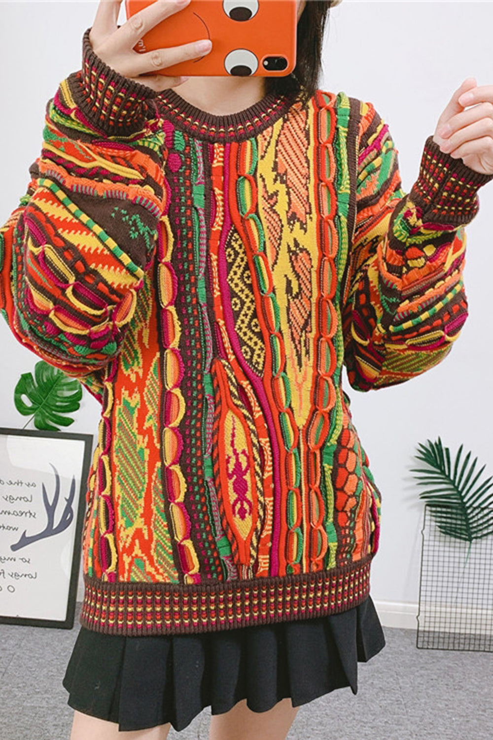 Lava Red Coogi Sweater Lava Red Coogi Sweater