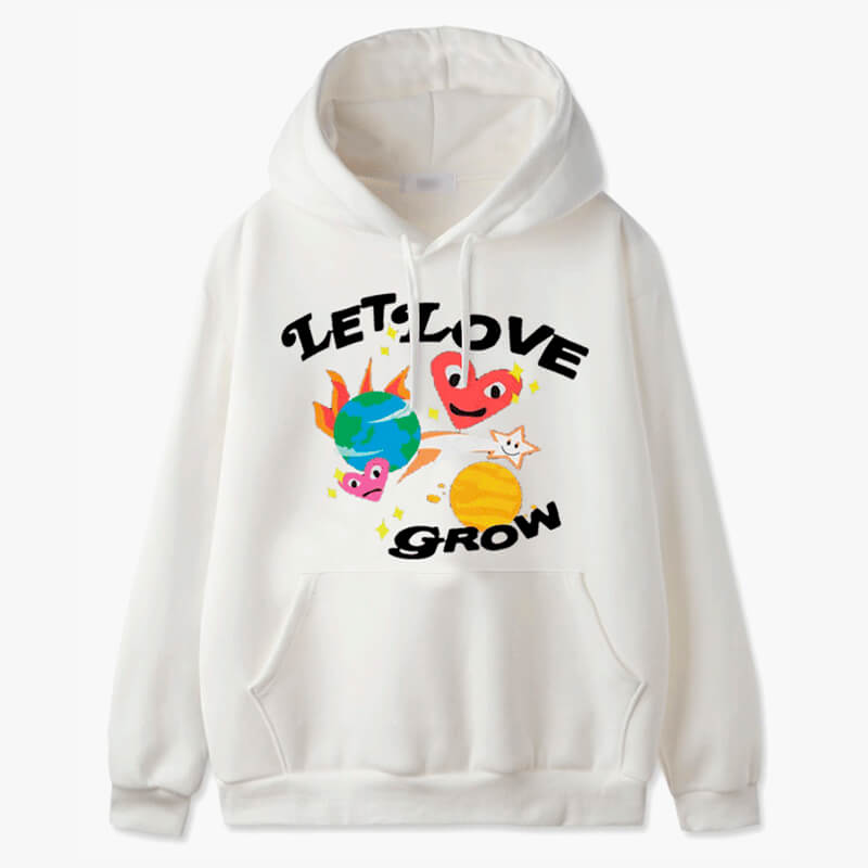 Let Love Grow Hoodie Hip Hop Aesthetic Let Love Grow Hoodie Hip Hop Aesthetic