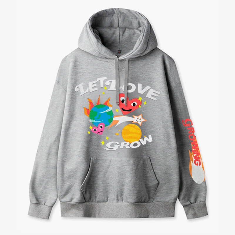 Let Love Grow Hoodie Hip Hop Aesthetic Let Love Grow Hoodie Hip Hop Aesthetic