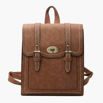 Light Academia College Style Backpack Eco Leather Light Academia College Style Backpack Eco Leather