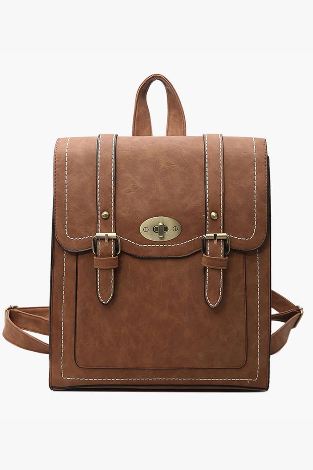 Light Academia College Style Backpack Eco Leather Light Academia College Style Backpack Eco Leather