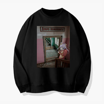 Liminal Space Dullcore Anime Sweatshirt Liminal Space Dullcore Anime Sweatshirt