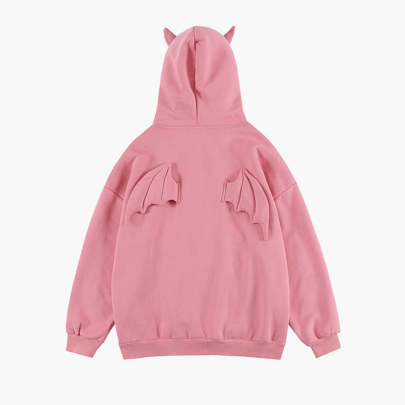 Devil hoodie 2025 with wings