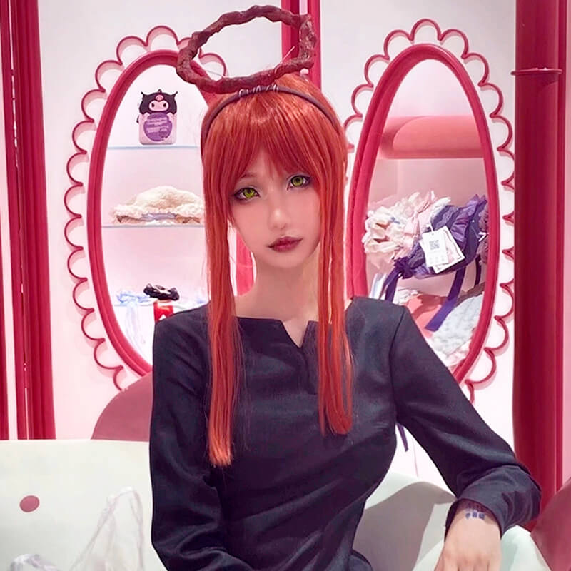 Makima Blood Ring Aureole Headband Chainsaw Man Cosplay Prop Makima Blood Ring Aureole Headband Chainsaw Man Cosplay Prop