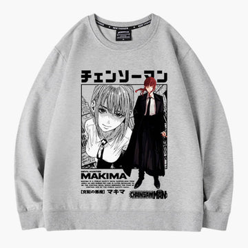 Makima Chainsaw Man Manga Sweatshirt - Aesthetic Clothes Shop Makima Chainsaw Man Manga Sweatshirt - Aesthetic Clothes Shop
