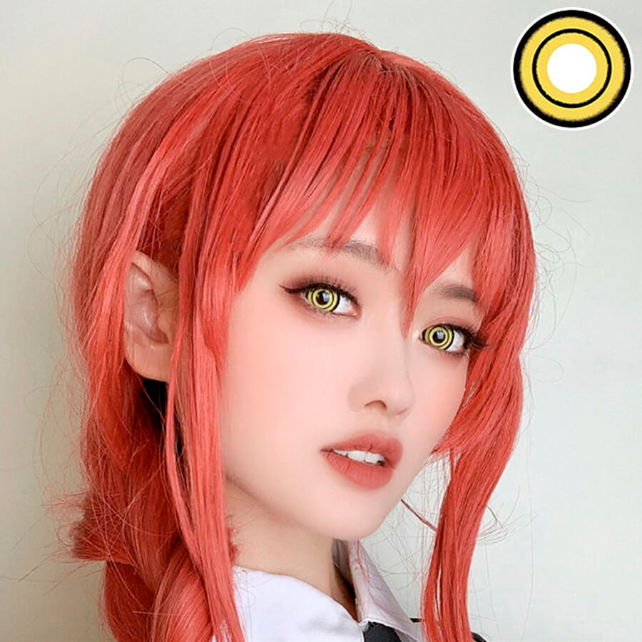 Makima Contact Lenses Chainsaw Man Cosplay Yellow