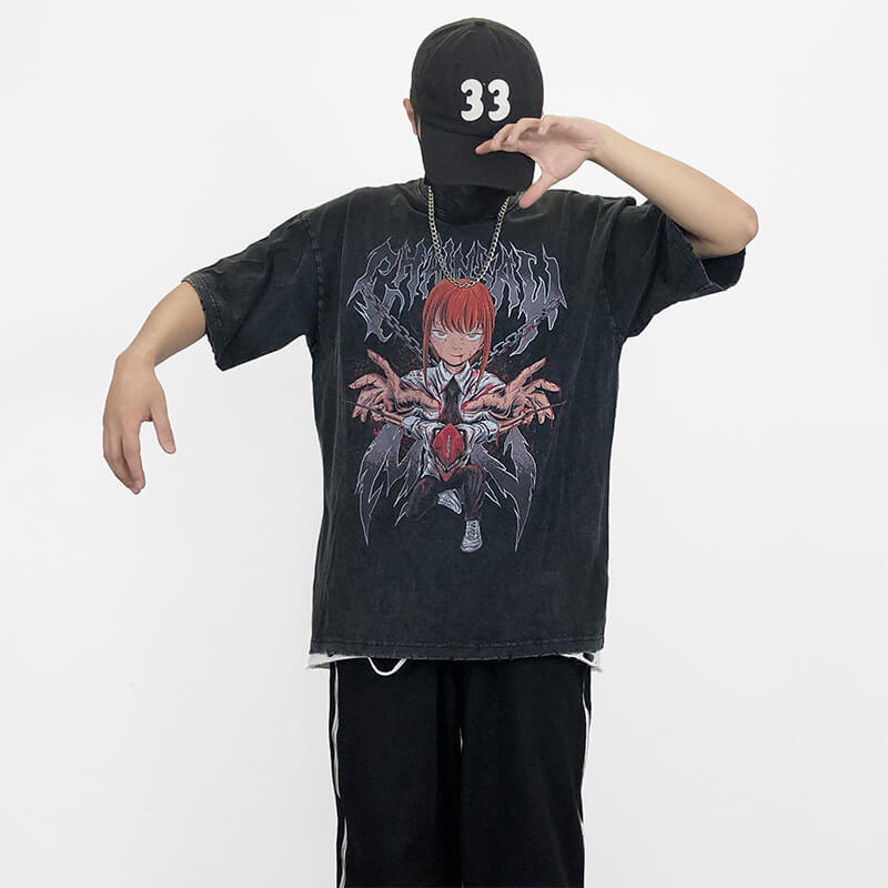 Makima Grunge T-Shirt Chainsaw Man