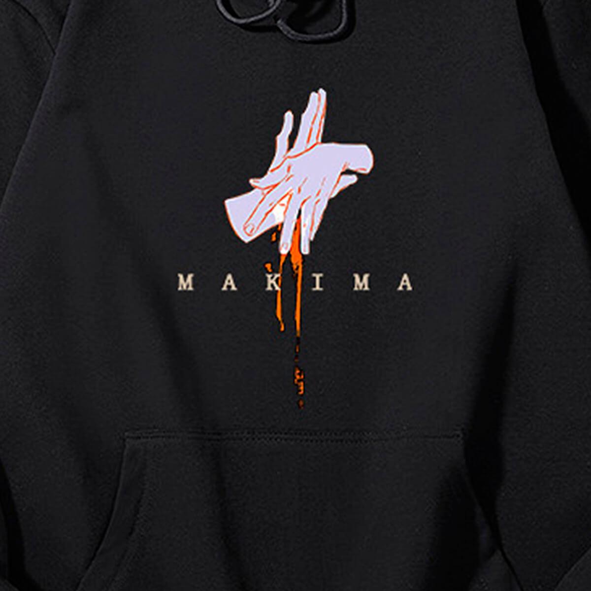 Makima Hand Sign Chainsaw Man Hoodie - Aesthetic Clothes Shop Makima Hand Sign Chainsaw Man Hoodie - Aesthetic Clothes Shop