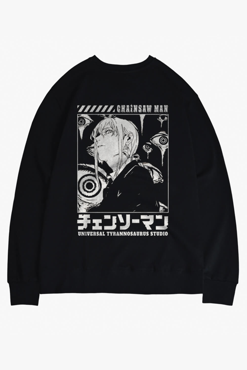 Manga Aesthetic Makima Devil Eyes Sweatshirt Chainsaw Man Manga Aesthetic Makima Devil Eyes Sweatshirt Chainsaw Man