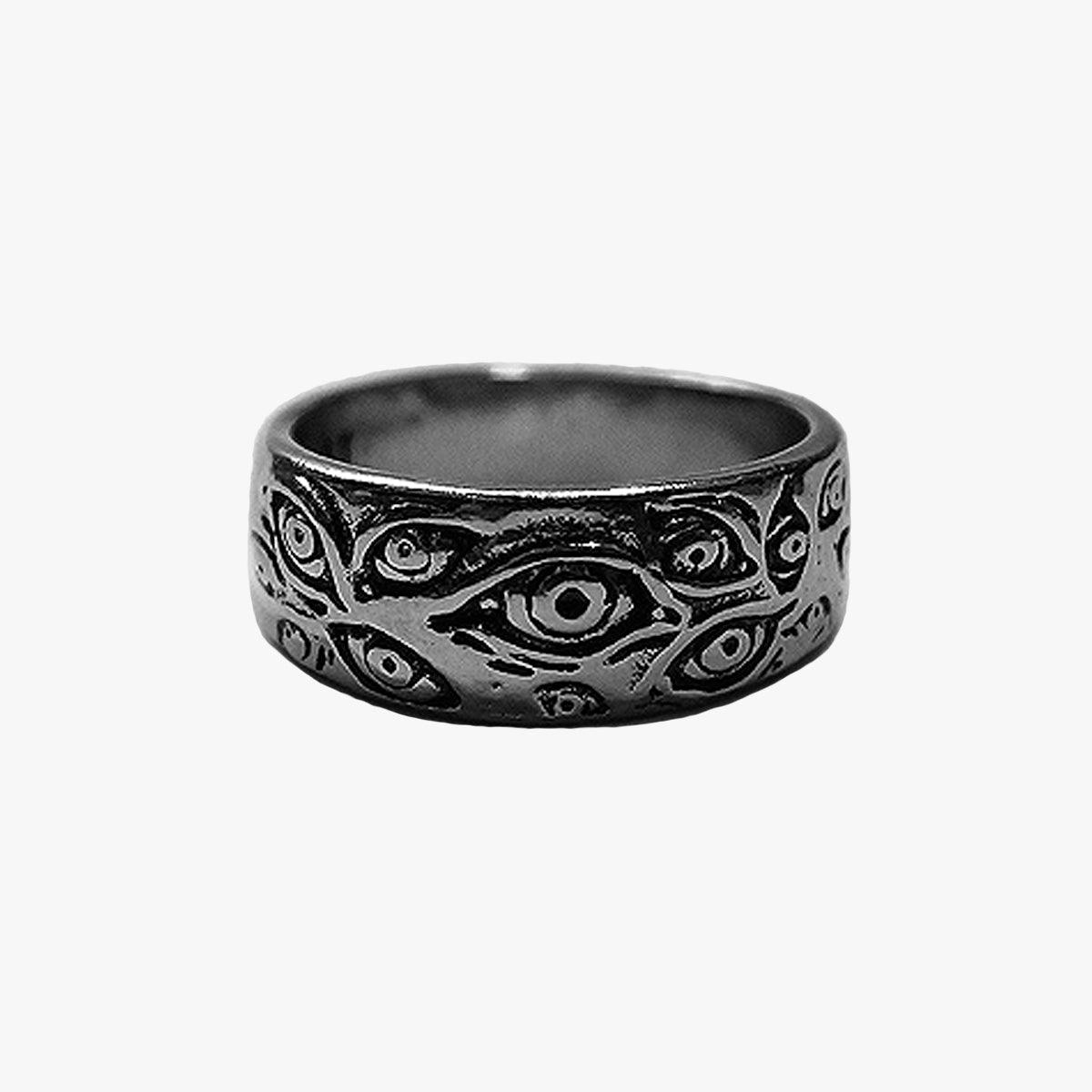 Many Eyes Ring Behelit Horror Demon - Aesthetic Clothes Shop Many Eyes Ring Behelit Horror Demon - Aesthetic Clothes Shop