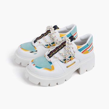 Memphis Retro Aesthetic Platform Shoes Memphis Retro Aesthetic Platform Shoes