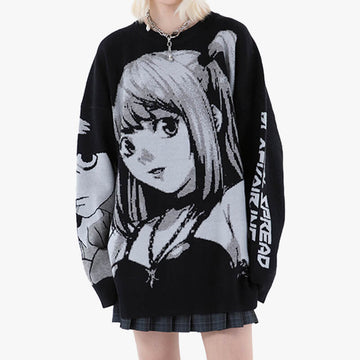 Misa Amane Death Note Aesthetic Sweater Misa Amane Death Note Aesthetic Sweater